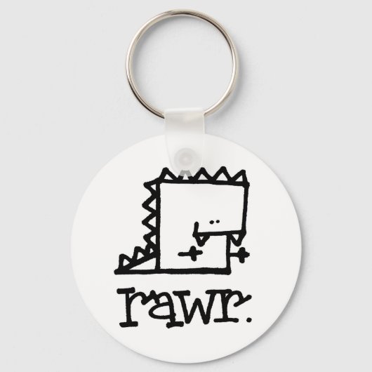 Rawr Dinosaur Meepple Sleutelhanger (Voorkant)