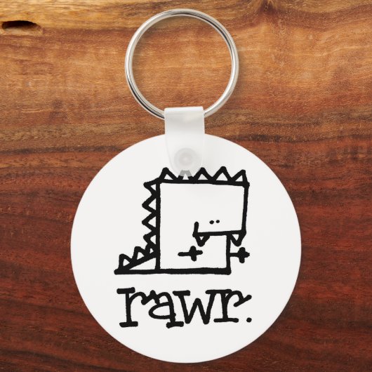 Rawr Dinosaur Meepple Sleutelhanger (Voorkant)
