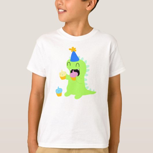 Rawr DINOSAUR shirt PARTY T-REX! Tyrannosaurus rex (Voorkant)