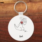 Rawr dinosaur! sleutelhanger (Voorkant)