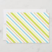 RAWR Dinosaurus Verjaardagsfeest Uitnodiging (Achterkant)