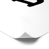 Rawr Dough Funny Raw Dough Food Pun Poster (Hoek)