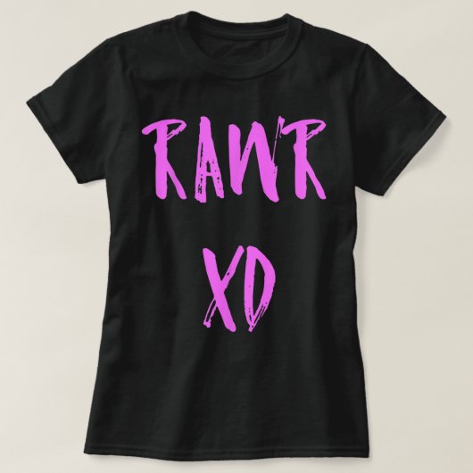 Rawr Emo XD Scenester Scene Kind T-shirt (Design voorkant)