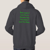 Rawr en Grr! Hoodie (Achterkant)