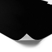 Rawr Fish Funny Animal Pun Dark BG Poster (Hoek)