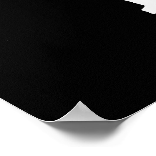 Rawr Fish Funny Animal Pun Dark BG Poster (Hoek)