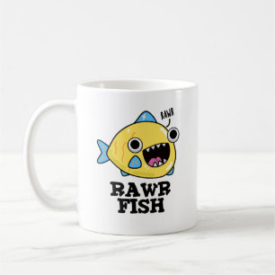 Rawr Fish Funny Animal Pun Koffiemok