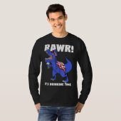 Rawr Het Drink Time Rex Dinosaur T-shirt (Voorkant volledig)