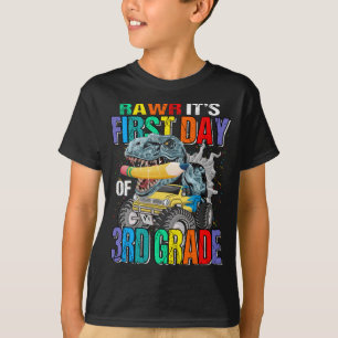 RAWR Het is de eerste dag van de 3e klas monstertr T-shirt
