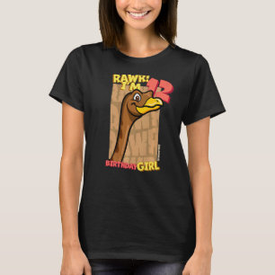Rawr ik ben 12-jarige meisjes 12e verjaardag Dino T-shirt