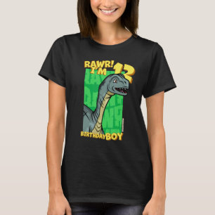Rawr ik ben 12 straten 12e verjaardag Dino Muss T-shirt