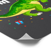 Rawr Ik ben 2 2de Verjaardag T Rex Dinosaur Grappi Poster (Hoek)