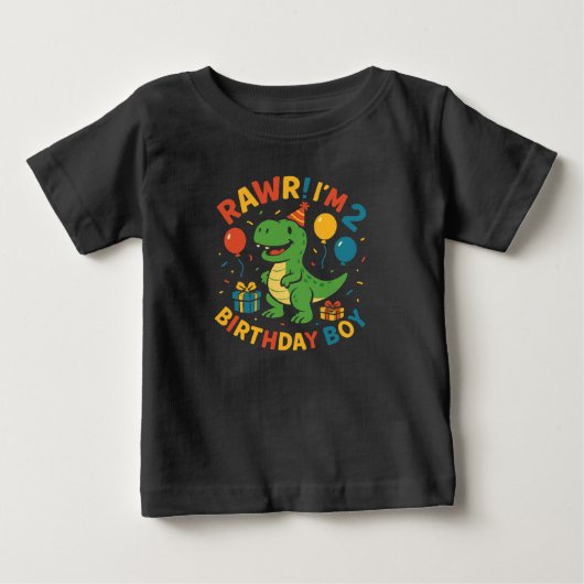RAWR! Ik ben 2 – Grappig Dinosaurius Verjaardag Jo (Voorkant)