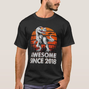 Rawr ik ben 4 Kinder 4-jarige jongen van 4 jaar ou T-shirt