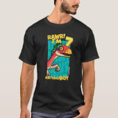Rawr ik ben 7-jarige jongens 7e verjaardag Dino De T-shirt (Voorkant)