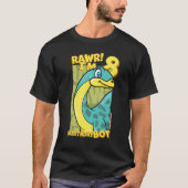 Rawr ik ben 8-jarige jongens 8e verjaardag Dino Ap T-shirt (Voorkant)