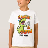 Rawr ik ben Drie Dinosaur T-shirt (Voorkant)