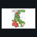 Rawr ik ben een Dinofour 4th Birthday Dinosaur Rec Rechthoekige Sticker<br><div class="desc">Eerder ben ik een Dinofour T Rex Dinosaur 4th Birthday Party Boys design Gift Rectangle Sticker Classic Collectie.</div>