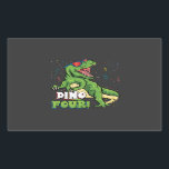 Rawr ik ben een Dinofour 4th Birthday Dinosaur Rechthoekige Sticker<br><div class="desc">Rawr ik ben een Dinofour T Rex Dinosaur 4th Birthday Party Boys Gift Rectangle Sticker Classic Collectie.</div>