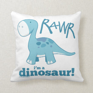 RAWR Ik ben een Dinosaur-Sierkussen Kussen