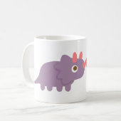 Rawr, ik heb water nodig, grappige triceratops din koffiemok (Voorkant links)