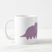 Rawr, ik heb water nodig, grappige triceratops din koffiemok (Links)