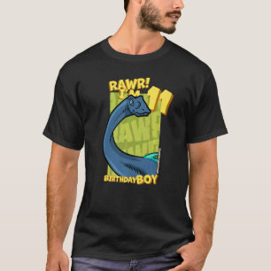 Rawr I'm 11 Birthday Boys 11th Birthday Dino Quaes T-shirt