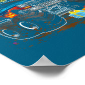 Rawr I'm 2 2nd Birthday T Rex Dinosaur Funny Party Poster (Hoek)