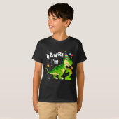 Rawr I'm 2 2nd Birthday T Rex Dinosaur Funny Party T-shirt (Voorkant volledig)