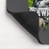 Rawr I'm 4 4th Birthday T Rex Dinosaur Funny Party Muismat (Hoek)