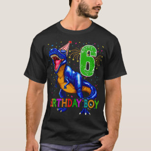 Rawr im 6 6e verjaardag dinosaurus s jongens dinos t-shirt