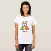 Rawr in Dinosaur T-shirt (Voorkant volledig)