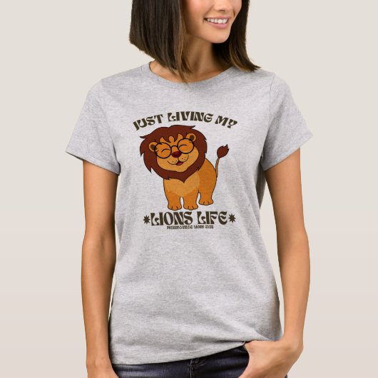 RAWR - Leven met mijn leeuwen T-shirt (Voorkant)