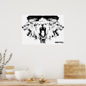 RAWR Lions Poster (Keuken)