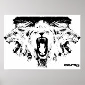 RAWR Lions Poster (Voorkant)