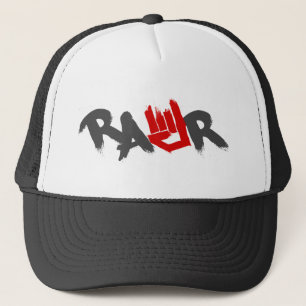 Rawr Logo - Emo, gothic, alternatief, gesteente, g Trucker Pet