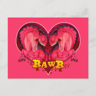 Rawr Love-a-saurus Briefkaart