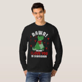 Rawr Means I Love You In Dinosaur Valentine's Day  T-shirt (Voorkant volledig)