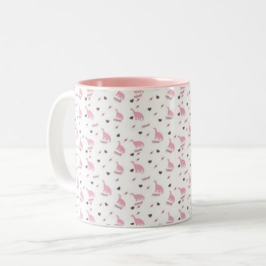 Rawr-Mok Tweekleurige Koffiemok (Voorkant links)