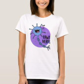 Rawr Nerve Funny Neuron Nerve Pun T-shirt (Voorkant)
