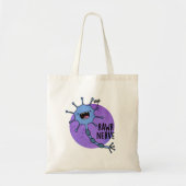 Rawr Nerve Funny Neuron Nerve Pun Tote Bag (Voorkant)