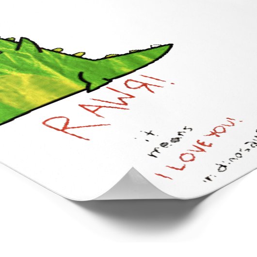 RAWR-poster Poster (Hoek)