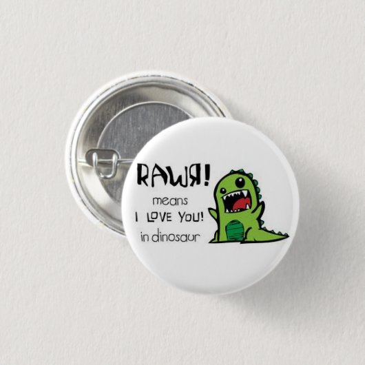RAWR RONDE BUTTON 3,2 CM (Voorkant /achterkant)
