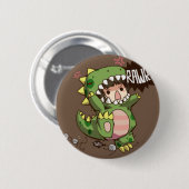 rawr!! ronde button 5,7 cm (Voorkant /achterkant)