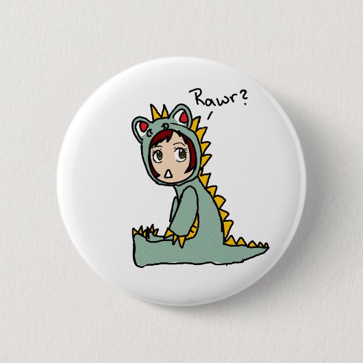 Rawr Ronde Button 5,7 Cm (Voorkant)