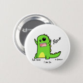 Rawr Ronde Button 5,7 Cm (Voorkant /achterkant)