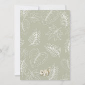 Rawr-Some Dinosaur Baby Shower Uitnodiging (Achterkant)