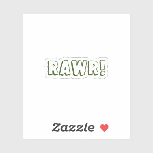 Rawr! Sticker waterflesje (Vel)