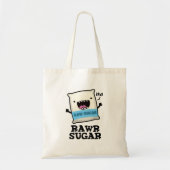 Rawr Sugar Funny Food Pun Tote Bag (Voorkant)
