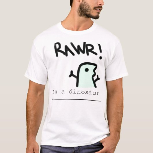 Rawr . :) t-shirt (Voorkant)